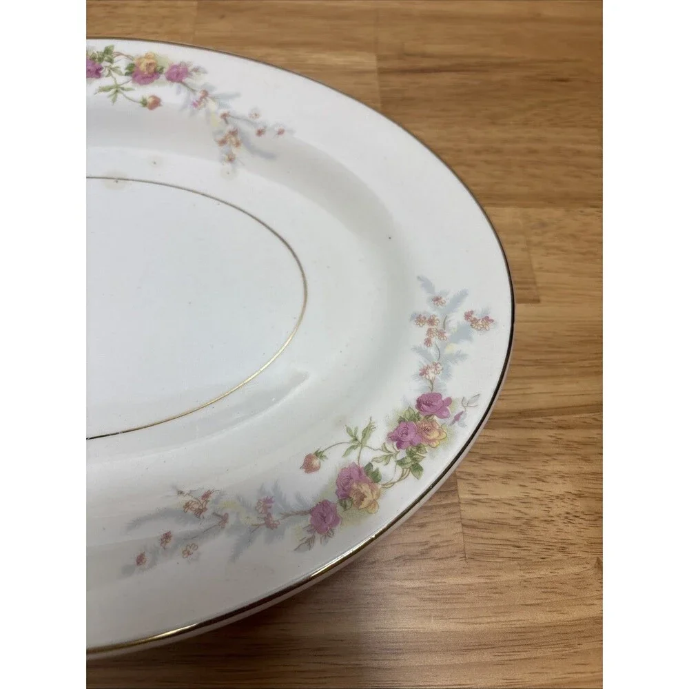 Vintage Harker Sweetheart Rose (Gold Verge) 12